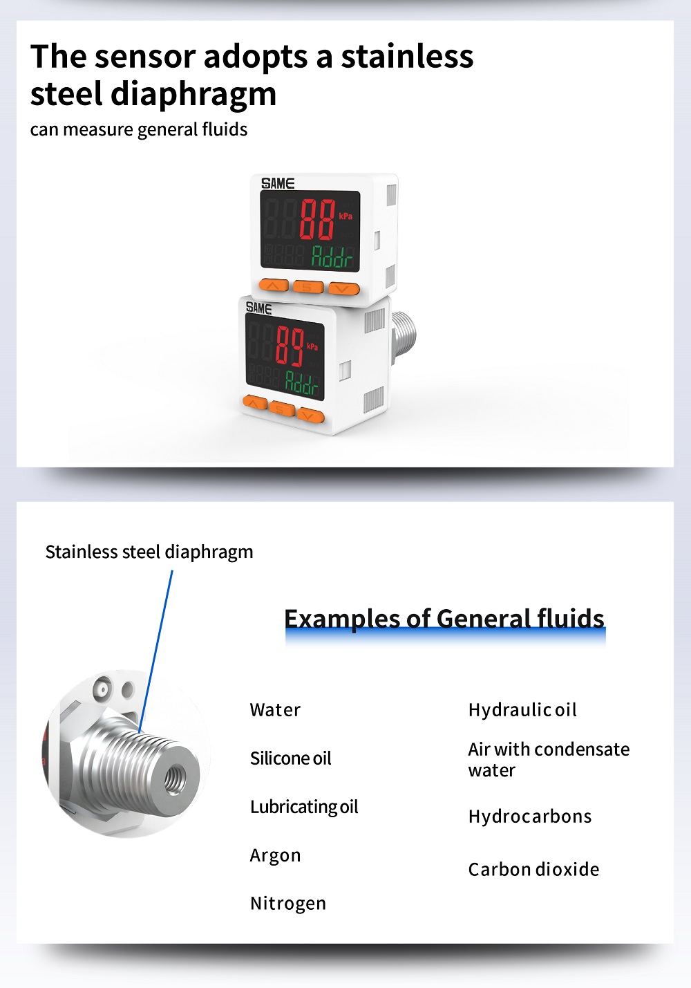 RS485 Output Digital Pressure Switch